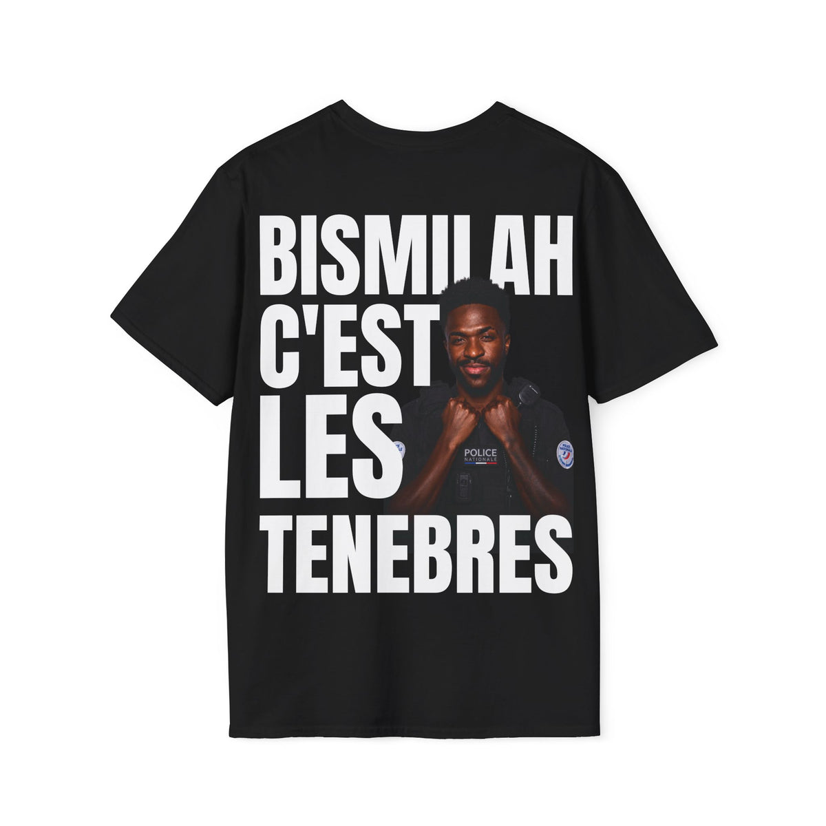 T-shirt : Bismilah c'est les ténèbres ( arrière )