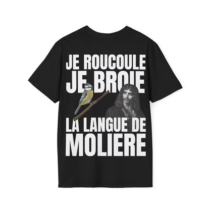 T-shirt : je broie la langue de Molière ( arrière )