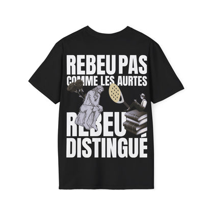 T-shirt : Rebeu distingué ( arrière )