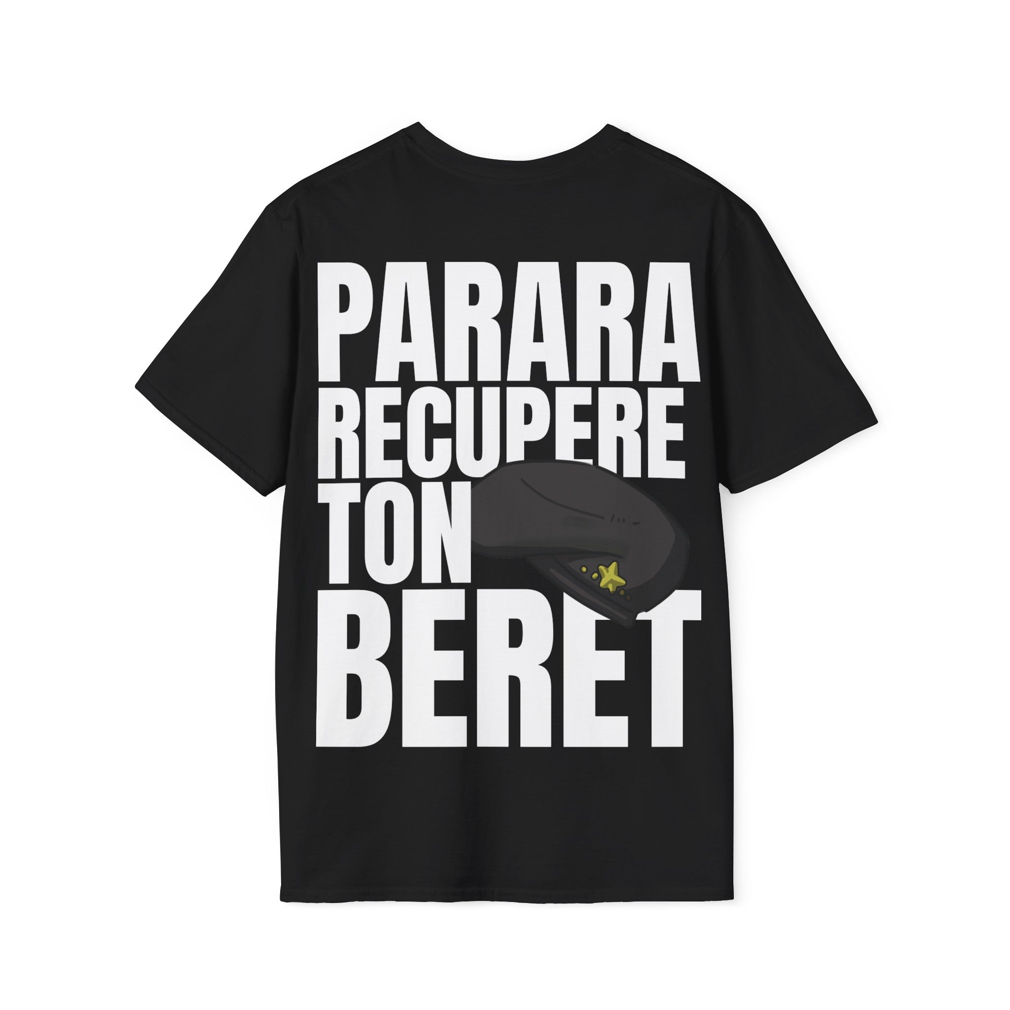 T-shirt : Parara recupere ton beret ( arriere )