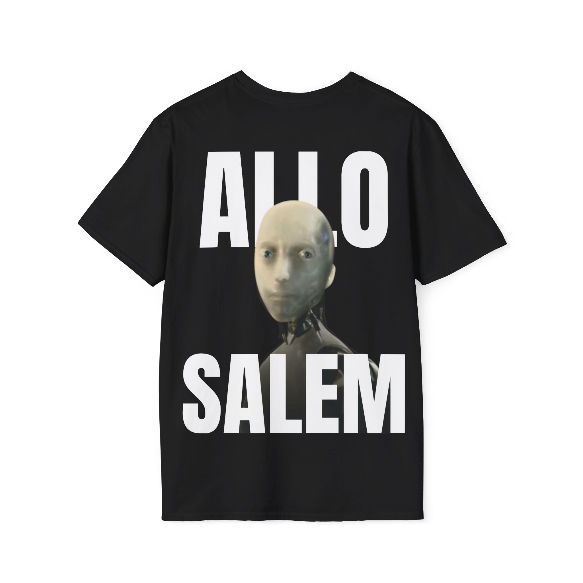 T-shirt : Allo salem robot ( arrière )